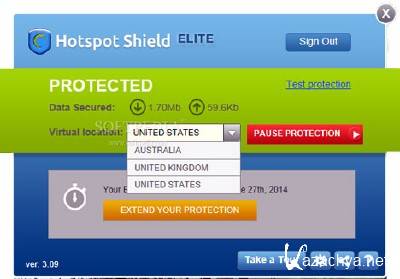 Hotspot Shield Elite 3.42 [Mul/Rus]