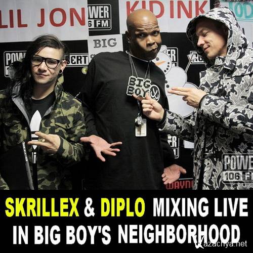 Skrillex & Diplo (Jack U) - Live @ BigBoys Neighborhood Power 106 (2014)