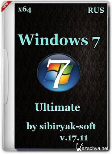 Windows 7 Ultimate by sibiryak-soft v.17.11 (x64/2014/RUS)