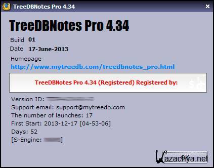 TreeDBNotes Pro 4.34 Build 01 (2014) PC