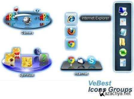 VeBest Icon Groups 2.0.5 (2014) PC +  RePack by D!akov
