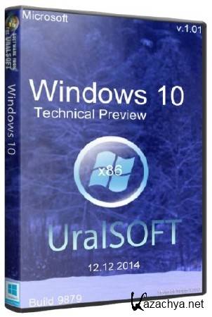 Windows 10 x86 Technical Preview Build 9879  v.1.01 (2014/RUS/ENG)