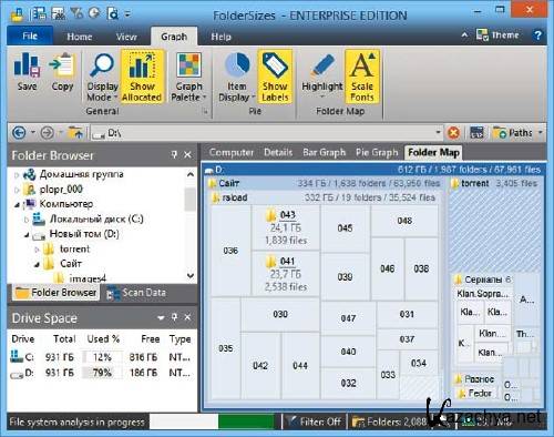 FolderSizes 7.5.24 Enterprise Edition -   