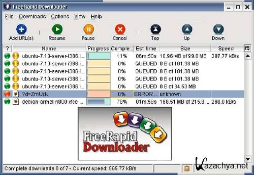 FreeRapid Downloader 0.9 Update 4 -  