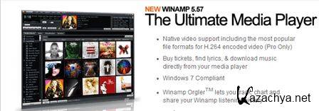 Winamp PRO 5.57 Build 2789 FINAL + Winamp Essentials Pack (2014) PC