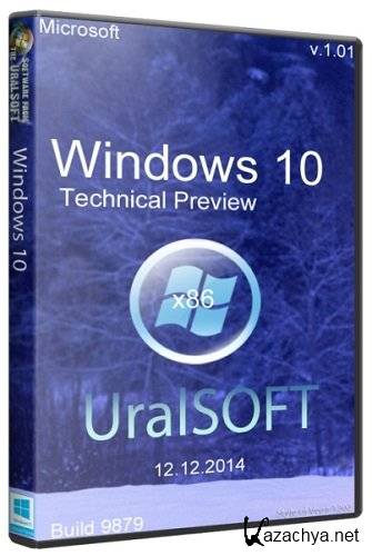 Windows 10 x86 Technical Preview Build 9879 v.1.01 (2014/RUS/ENG)