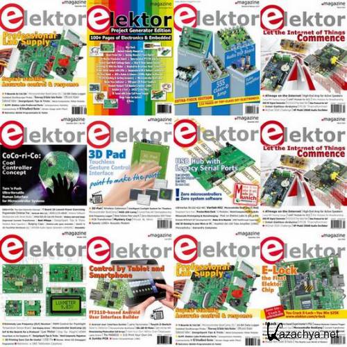 Elektor Electronics 1-12 (January-December 2014) USA.  2014