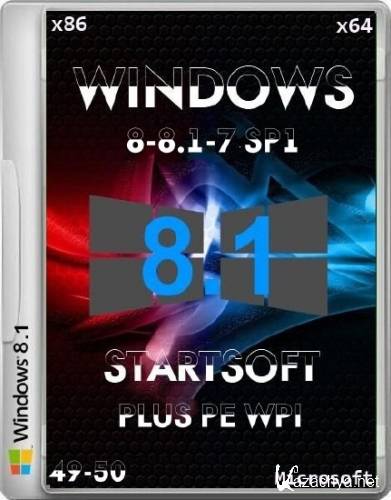 Windows 8-8.1-7 SP1 Plus PE WPI StartSoft 49-50 (x86/x64/2014/RUS)