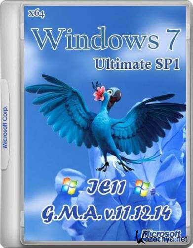 Windows 7 Ultimate SP1 IE11 G.M.A. v.11.12.14 (x64/RUS/2014)