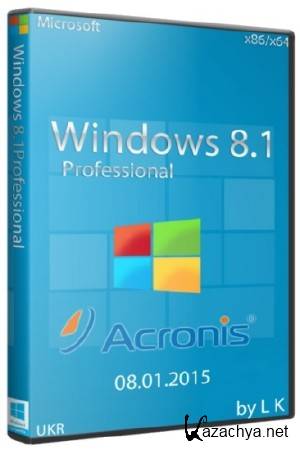 Windows 8.1 Professional Acronis 08.01.2015 (x86/x64/UKR)