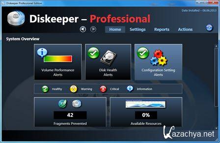 Diskeeper Pro Premier v15.0 Build 966 Final (Rus) + RePack + Portable