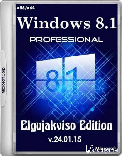 Windows 8.1 Pro Elgujakviso Edition v.24.01.15 (x86/x64/RUS)