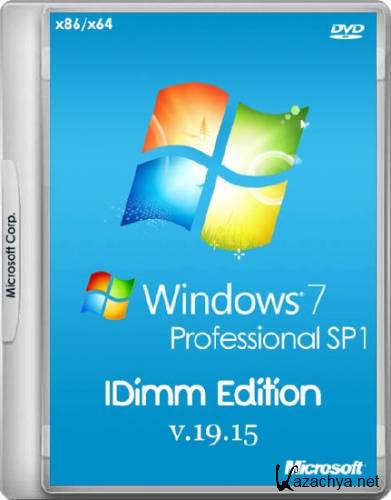 Windows 7 Professional SP1 IDimm Edition v.19.15 (86/x64/RUS/2015)