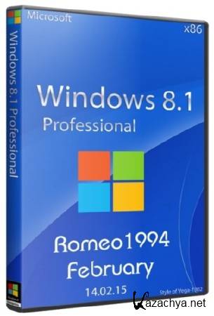Windows 8.1 Professional x86 Update For February by Romeo1994 (2015/RUS)