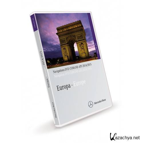 Mercedes Benz Navigations DVD COMMAND APS 2014-2015 Europe NTG4-204 V12 DVD9 ML-NAViGON