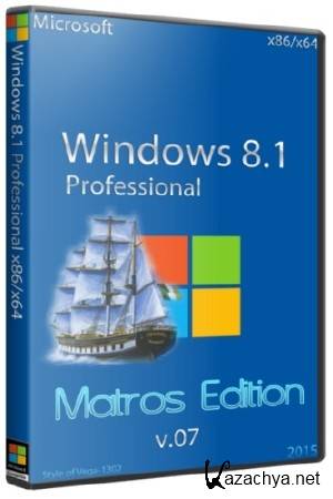 Windows 8.1 Professional Matros Edition 07 (x86/x64/2015/RUS)