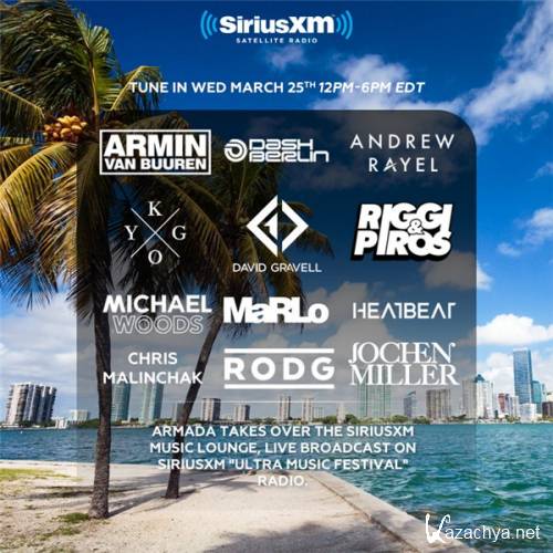 Armin van Buuren,Andrew Rayel, Dash Berlin - Live @ Music Lounge, Miami Music Week, United States (25-03-2015)