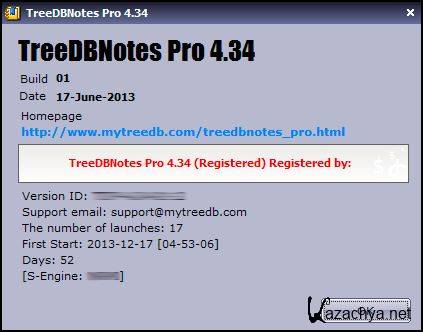 TreeDBNotes Pro 4.34 Build 01 (2015) PC