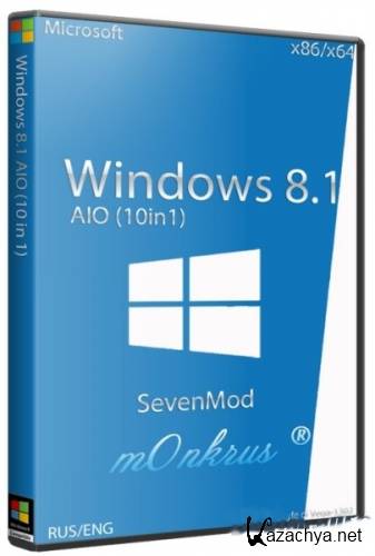 Windows 8.1 SevenMod RUS-ENG x64 -10in1- Activated (AIO)