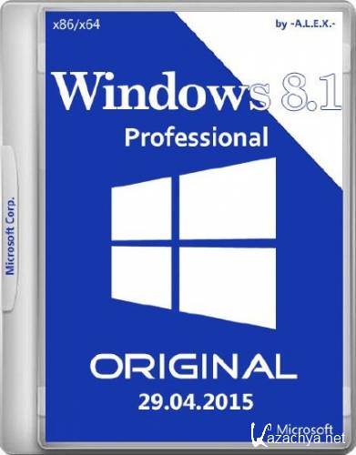 Windows 8.1 Professional with update 3 Original 29.04.2015 (x86/x64/RUS/ENG)