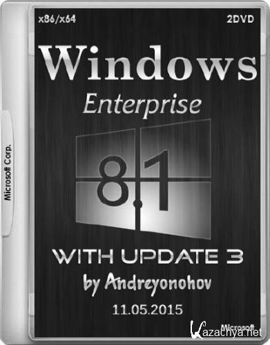 Windows 8.1 Enterprise with Update 3 by Andreyonohov 11.05.2015 (x86/x64/RUS)