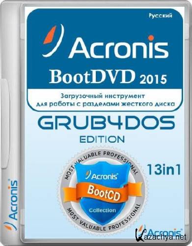 Acronis BootDVD 2015 Grub4Dos Edition v.28 13in1 (2015/RUS)