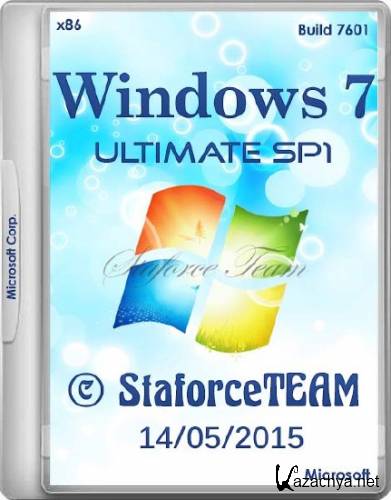Windows 7 Build 7601 Ultimate SP1 RTM 14.05.2015 StaforceTEAM (x86/DE/EN/RU)