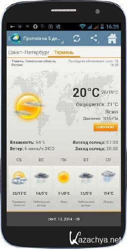 Weather & Clock Widget v3.0.1.2 Android