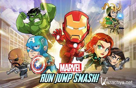 : ! ! / Marvel: Run jump smash! (2014) Android