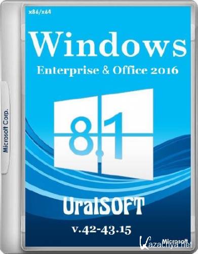 Windows 8.1 Enterprise x86/x64 Office 2016 UralSOFT v.42-43.15 (2015/RUS)