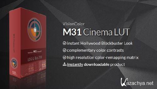 M31 & OSIRIS Cinema & Film LUTS for Photoshop, AE ,Premiere Pro, Resolve and FCP X (Win + Mac)