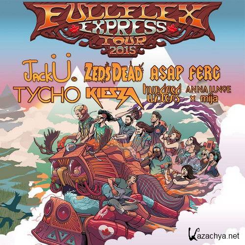 Skrillex & Diplo (Jack U) - Live @ Full Flex Express Tour Toronto, Canada (2015)
