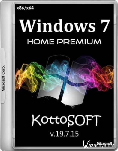 Windows 7 Home Premium SP1 x86/x64 KottoSOFT v.19.7.15 (2015/RUS)