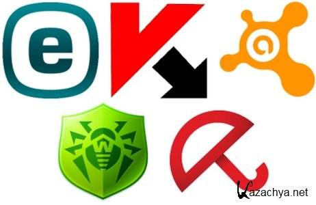 Dr.Web, Kaspersky, ESET NOD32, Avira, Norton, TrustPort, AVG, Bitdefender, Comodo, Panda 