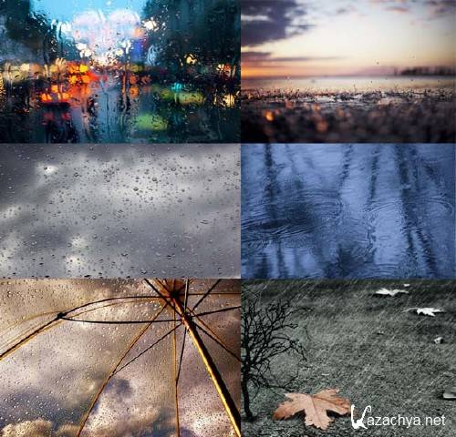 Фоны для фотографий - Дождь