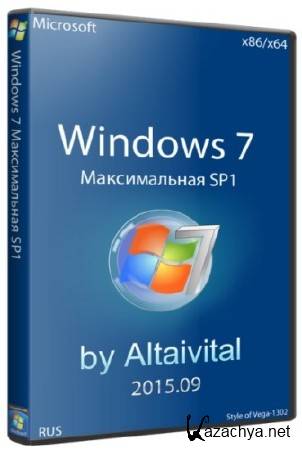 Windows 7  SP1 USB by Altaivital 2015.09  (x86/x64/RUS)
