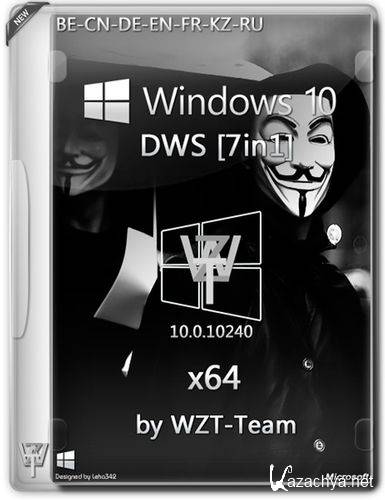 Windows 10 DWS v1.1 (x86-x64) [7in1] by WZT-Team [Multi/Ru]