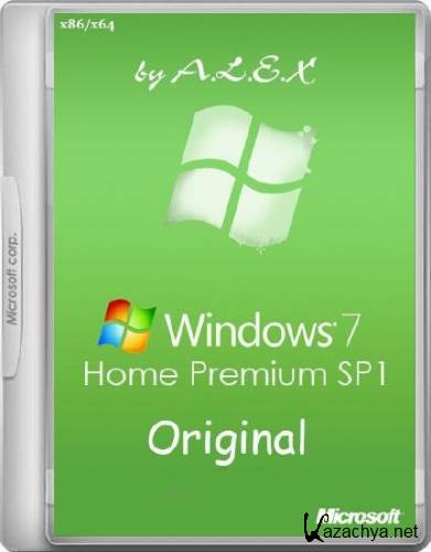 Windows 7 Home Premium SP1 x86/x64 Original by -A.L.E.X.- 09.2015 (2015/RUS/ENG)