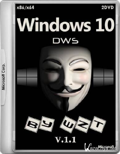 Windows 10 DWS x86/x64 by WZT v.1.1 (2015/RUS/MULTi8)