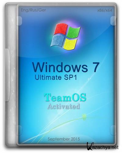 Windows 7 Ultimate SP1 x86/x64 Eng/Rus/Ger by TeamOS (Sep/2015)