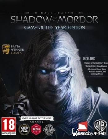 Middle - Earth :  Shadow   of   Mordor  - Game  of  the Year Edition (2015/RUS/ENG) Repack =nemos=