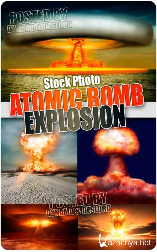 Atomic Bomb Explosion - UHQ Stock Photo