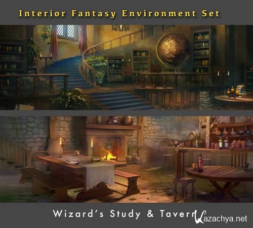 Gumroad  Fantasy Environment Interiors by Tyler Edlin