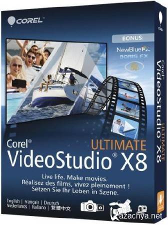 Corel VideoStudio Ultimate X8 18.6.06 SP3 x64 + Content (2015/RUS/ML)