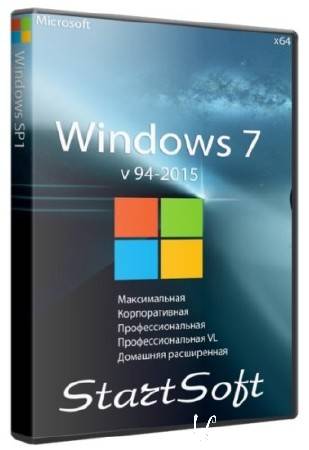 Windows 7 SP1 x64 StartSoft 94-2015 (2015/RUS)