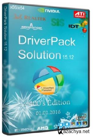 DriversPack Solution c400's Edition 01.01.2016 (x86/x64/RUS/ML)