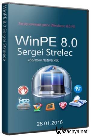 WinPE 8.0 Sergei Strelec 28.01.2016 (x86/x64/Native x86/RUS) 