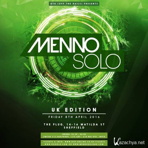 Menno De Jong - Menno Solo UK - Off The Rails, Sheffield (2016-04-08)