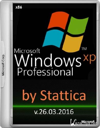Windows XP Pro SP3 by Stattica v.26.03.2016 (x86/RUS)