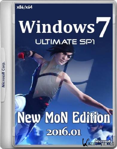 Windows 7 SP1 Ultimate x86/x64 New MoN Edition  v.6.02 (2016/RUS)